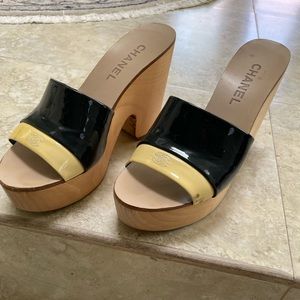 Chanel platform mule